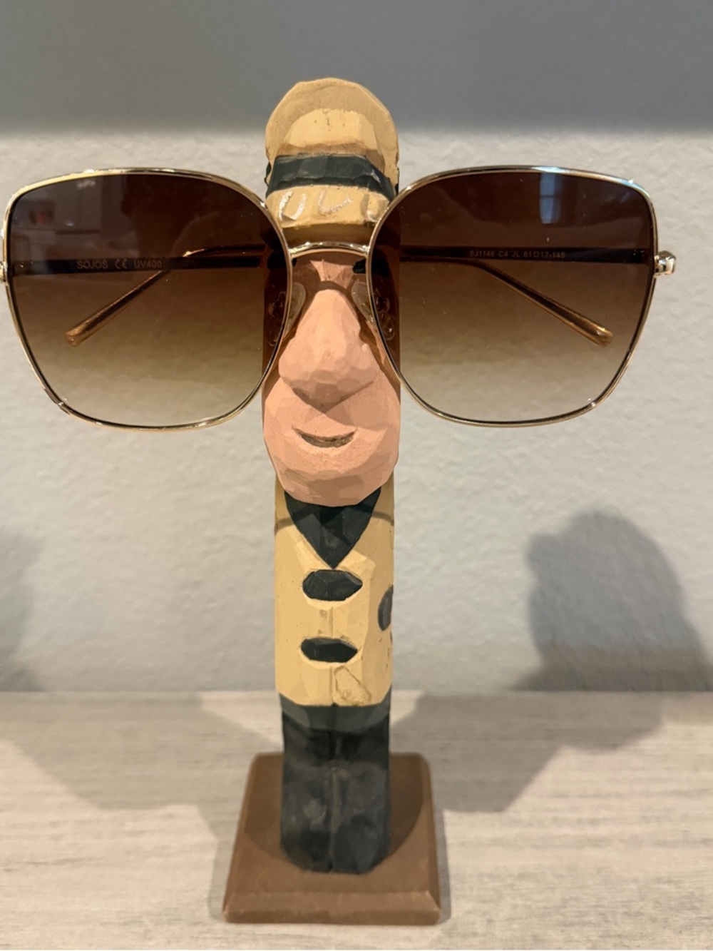 Peepers Fisherman Eye Glasses Holder Glasses Stand Wood